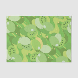 Papier Mousseline Vert Succulent