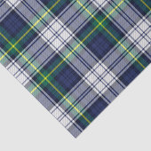 Papier Mousseline Vert Tartan Plaid (Détail)