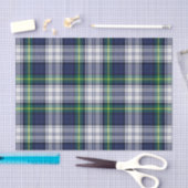Papier Mousseline Vert Tartan Plaid (Artisanat)