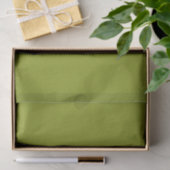 Papier Mousseline Vert tendance (couleur unie) (Cadeau)