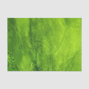 Papier Mousseline Vert texturé