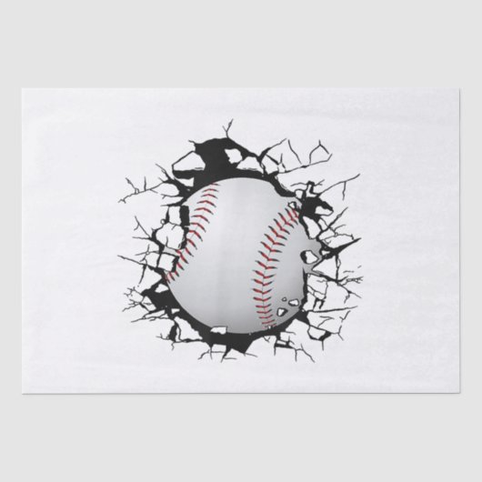 Papier Mousseline Vêtements de baseball - Baseball (Recto)
