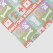 Papier Mousseline Vétérinaire Professionnel Iconique Conçu (Détail)