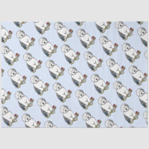 Papier Mousseline Vétérinaire Vieux Anglais Berger Gris 1 Cute Vet