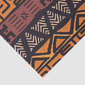 Papier Mousseline Vibes Africaines Ethniques En Style Bohème (Détail)