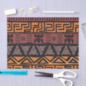 Papier Mousseline Vibes Africaines Ethniques En Style Bohème (Artisanat)