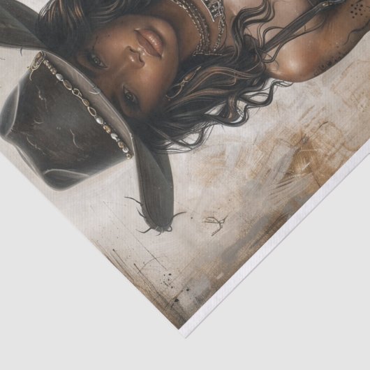 Papier Mousseline Vibes Cowgirl24 (Détail)