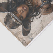 Papier Mousseline Vibes Cowgirl25 (Détail)