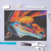 Papier Mousseline Vibes de cheval4 (Artisanat)