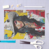 Papier Mousseline Vibes de graffiti3 (Artisanat)