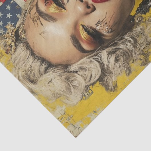 Papier Mousseline Vibes de graffiti4 (Détail)