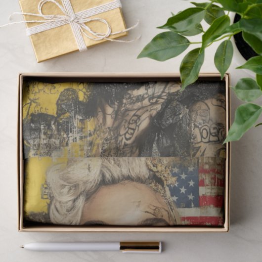 Papier Mousseline Vibes de graffiti4 (Cadeau)