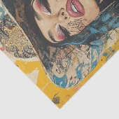 Papier Mousseline Vibes de graffiti6 (Détail)