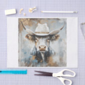 Papier Mousseline Vibes de vache Highland10 (Artisanat)