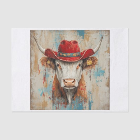 Papier Mousseline Vibes de vache Highland5 (Recto)