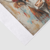 Papier Mousseline Vibes de vache Highland5 (Détail)