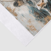 Papier Mousseline Vibes de vache Highland8 (Détail)