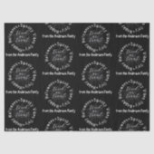 Papier Mousseline Vibes éffrayantes uniquement Noir et blanc Hallowe (Recto)