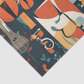 Papier Mousseline Vibes Whimsical Jazz (Détail)