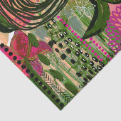 Papier Mousseline Vibrant Abstract Art Tissue Paper for Scrapbooking (Détail)