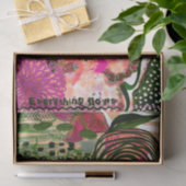 Papier Mousseline Vibrant Abstract Art Tissue Paper for Scrapbooking (Cadeau)