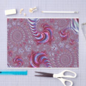 Papier Mousseline Vibrant brillant Super trippy fractionner l'art fr (Artisanat)