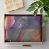 Papier Mousseline Vibrant Calla Lillie Translucide Bubble Decoupage (Cadeau)