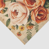 Papier Mousseline Vibrant Italian-Inspired Floral Collage (Détail)