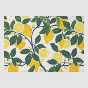 Papier Mousseline Vibrant Lemon Grove