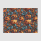 Papier Mousseline Vibrant thème Halloween (Recto)