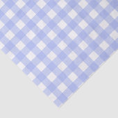 Papier Mousseline Vichy Bleu (Détail)