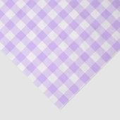 Papier Mousseline Vichy Lavande (Détail)