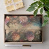 Papier Mousseline Victorian Alice Wonderland Fantasy Art  (Cadeau)