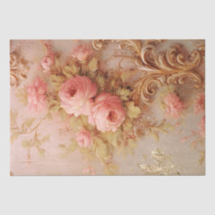 Papier Mousseline Victorian Blush Anglais Rose Gold Gunge