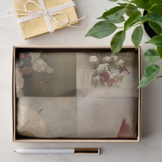 Papier Mousseline Victorian Christmas 4-in-1 Decoupage Combo (Cadeau)