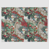 Papier Mousseline Victorian Christmas Portrait (Recto)