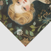 PAPIER MOUSSELINE VICTORIAN GARDEN FILLE DÉCOUPAGE TISSUE PAPIER (Détail)