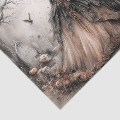 Papier Mousseline Victorian Gothic Couple Decoupage (Détail)