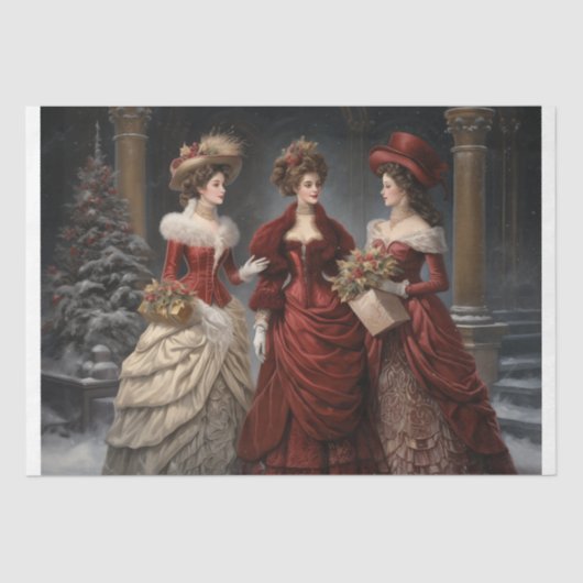 Papier Mousseline Victorian Ladies (Recto)