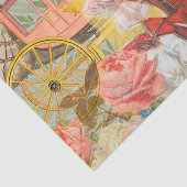 Papier Mousseline Victorian Lady Woman Fun Carriage (Détail)