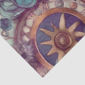 Papier Mousseline Victorian Pastel Steampunk Motif (Détail)