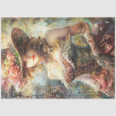 Papier Mousseline Victorian Steampunk Lady (Recto)