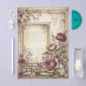 Papier Mousseline Victorien & Dentelle  (Artisanat)