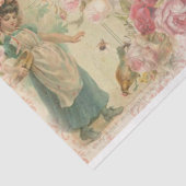 Papier Mousseline Victorien Shabby Chic Series Design 1 (Détail)