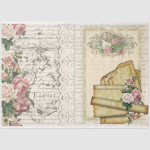 Papier Mousseline Victorien Shabby Chic Series Design 3