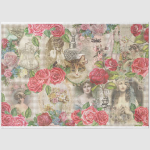 Papier Mousseline Victorien Shabby Chic Series Design 4