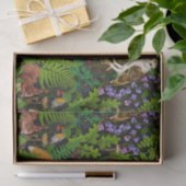 Papier Mousseline Vie forestière (Cadeau)