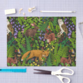 Papier Mousseline Vie forestière (Artisanat)