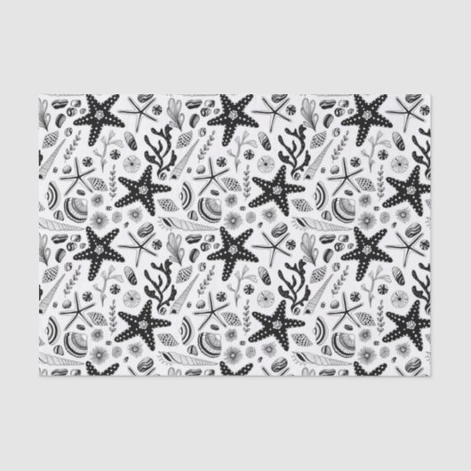 Papier Mousseline Vie marine (Recto)