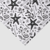 Papier Mousseline Vie marine (Détail)